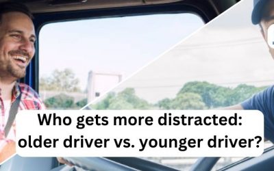 Who gets more distracted: older driver vs. younger driver?