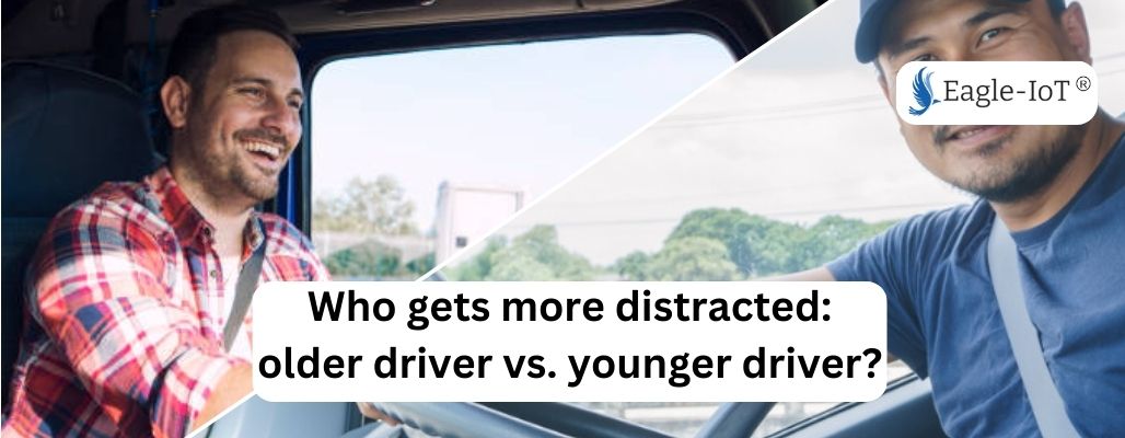 Who gets more distracted older driver vs. younger driver