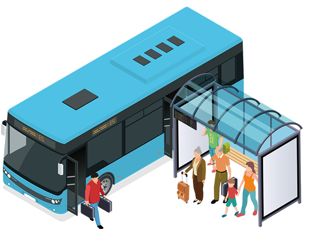 حافلات النقل الجماعي